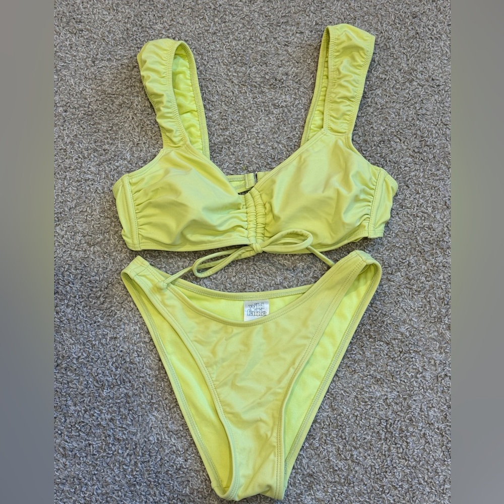 Wild Fable Light Yellow Swim Set